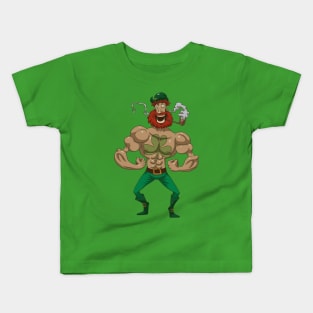 Sporty Leprechaun Kids T-Shirt